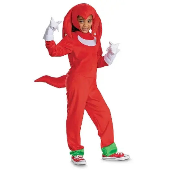 Disguise Boys' Sonic the Hedgehog 3 Knuckles Deluxe Costume image {1}