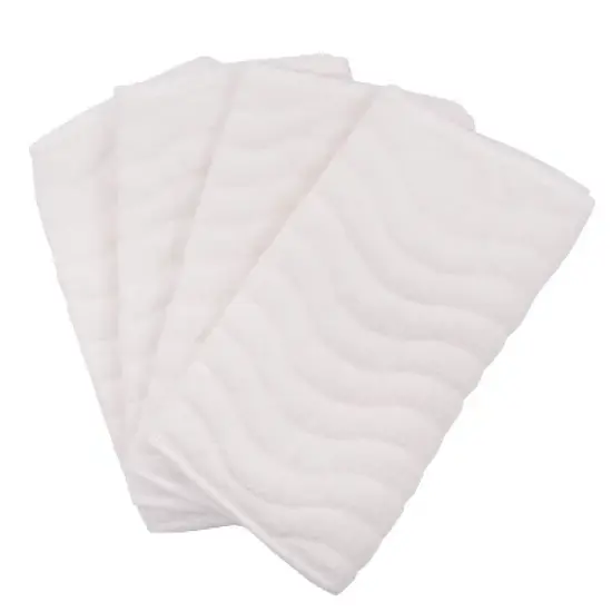 Ubbi Quilted Reusable Changing Pad Liner Covers - White image {6}