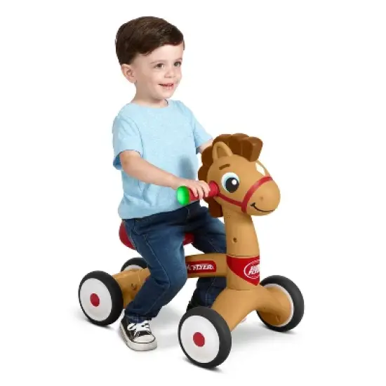 Radio Flyer Lil' Racers Percy the Pony Riding Toy: Steel & Plastic, Ages 1-3, 42 lb Capacity image {9}