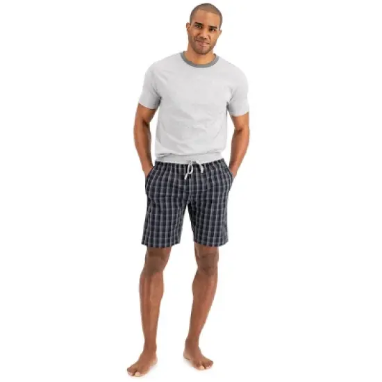 Hanes Premium Men's Short and T-Shirt Pajama Set 2pc image {1}