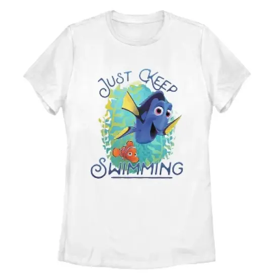 Women's Finding Dory Motivational Message T-Shirt image {3}