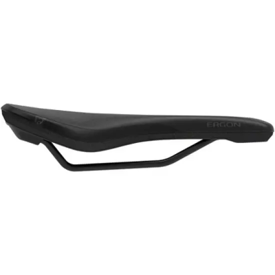 Ergon SR Allroad Core Comp Saddle - Black/Gray Synthetic Relief Channel image {1}