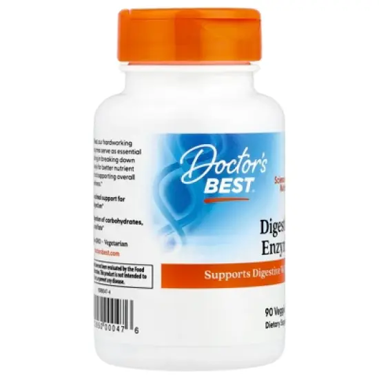 Doctor's Best Digestive Enzymes, 90 Veggie Caps image {3}