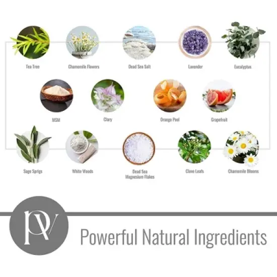 Pavelle Foot Soak Salts, Dead Sea Bath Salts - 2 Lbs. (32 oz) image {1}