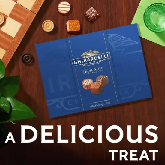 Ghirardelli Signature Collection Fine Assorted Chocolate Candy Gift Box - 6oz image {5}
