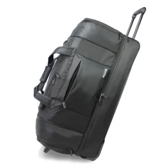 World Traveler Dejuno 30-Inch Nylon Rolling Duffel Bag with Drop Bottom image {8}