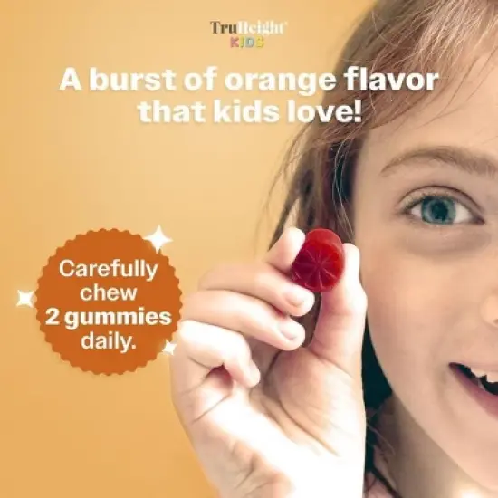 TruHeight Kids Brain Growth Gummies (Ages 2+) All Natural Kids & Toddler Vitamins - Omega-3, DHA Multivitamin - Brain & Memory Supplements image {3}