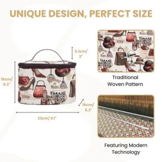 Signare USA Boutique Toiletry Vanity Bag image {2}