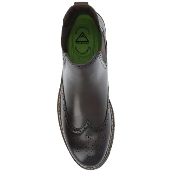 Vance Co. Hogan Tru Comfort Foam Wingtip Slip-on Chelsea Boot image {3}