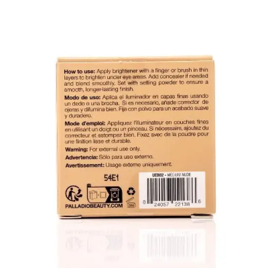 Palladio Under Eye Brightener image {7}