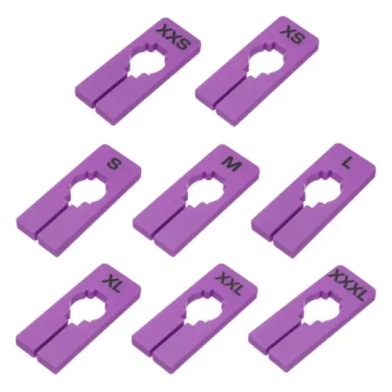 Unique Bargains Closet Sorting Separator Hanging Clothes Dividers Label 40 Pcs 8 Sizes image {6}