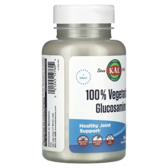 KAL 100% Vegetarian Glucosamine, 1,000 mg, 60 Tablets image {3}