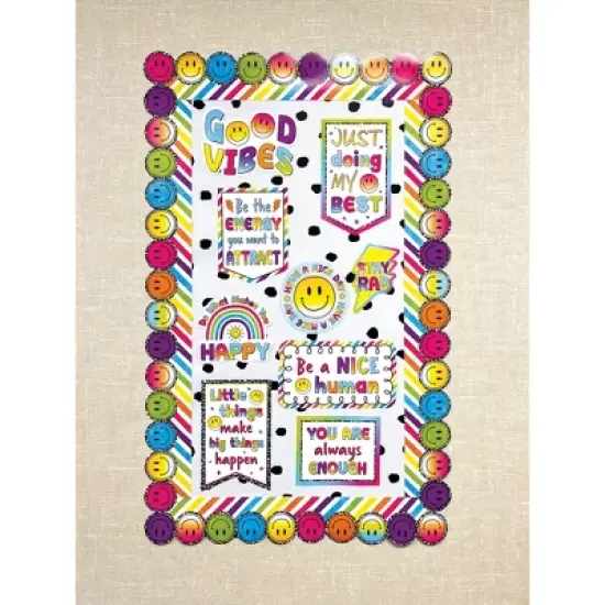 Teacher Created Resources&reg; Fun Size Better Than Paper Bulletin Board Roll Black Painted Dots on White image {2}