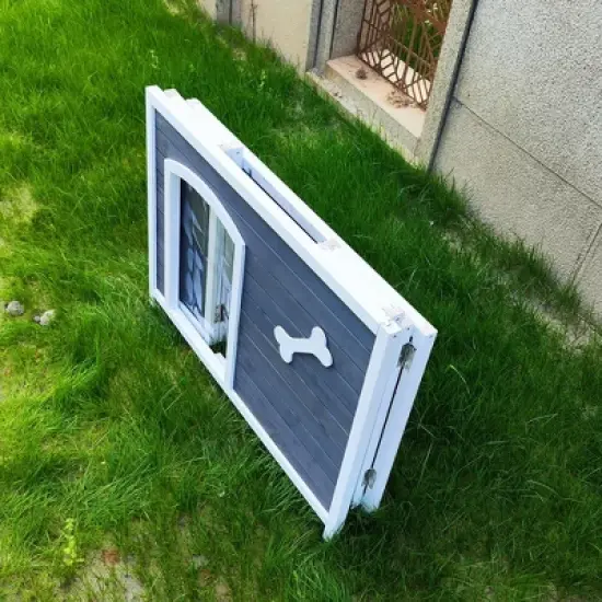 Large Wooden Dog House image {10}