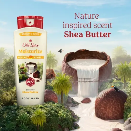 Old Spice Men's Body Wash - Moisturize with Shea Butter image {3}