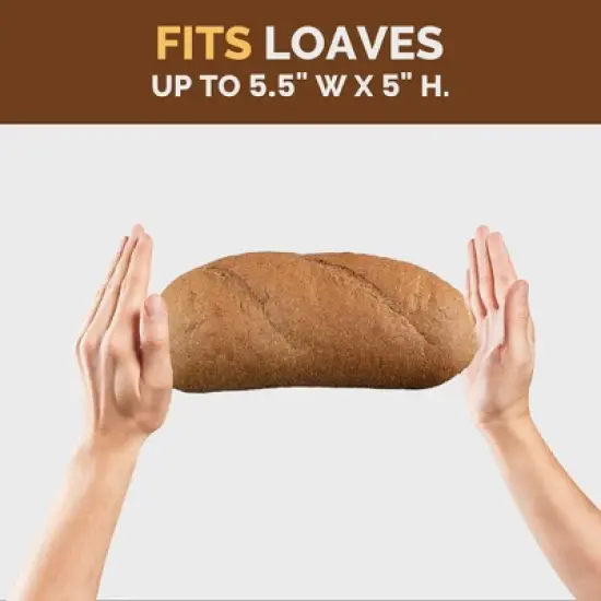 Bread Slicer for Homemade Bread - Bamboo Folding Bread Cutter with Knife, Crumb Tray & Adjustable Slicing Guide for Loaves, Bagels & Cakes image {2}