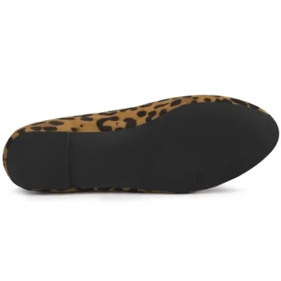 Allegra K Women's Round Toe Slip on Ballet Flats Shoes image {4}