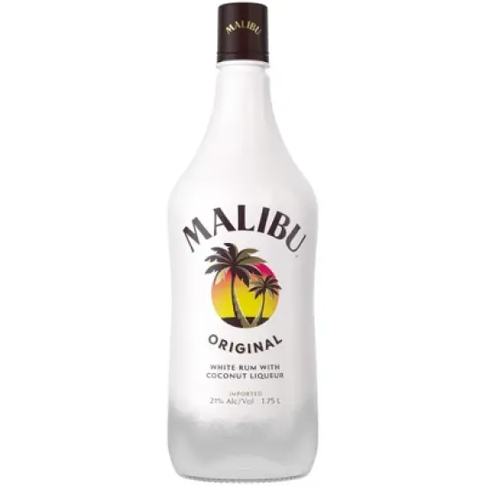 Malibu Coconut Flavored White Rum - 1.75L Bottle image {7}