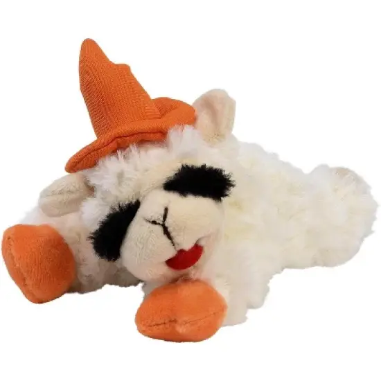 Multipet Lamb Chop with Witch Hat 6", White image {2}
