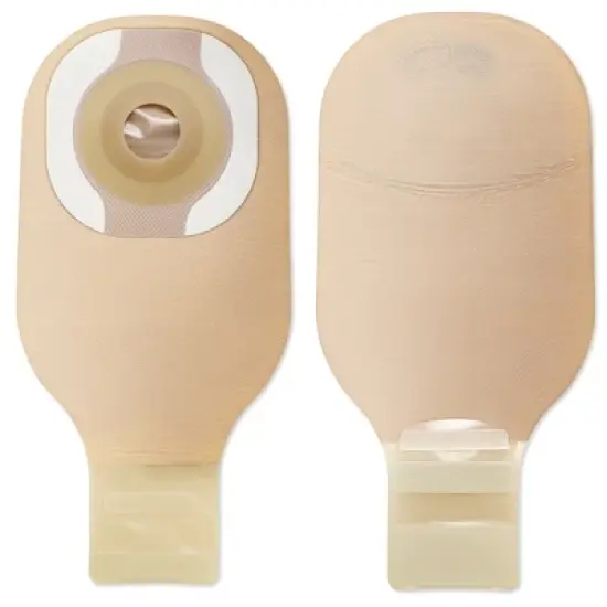 Premier Ostomy Pouch Drainable 1.125" Stoma 12"L 1pc System Transparent 8283, 5 Ct image {3}