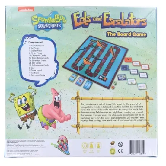 Golden Bell Studios Spongebob SquarePants Eels and Escalators Board Game image {2}