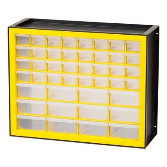 IRIS Drawer Parts Cabinet Black/Yellow image {14}