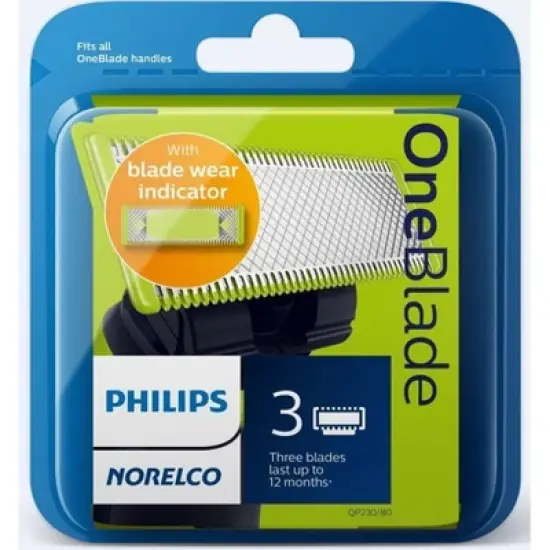 Philips Norelco OneBlade Replacement Blade - 3ct - QP230/80 image {1}