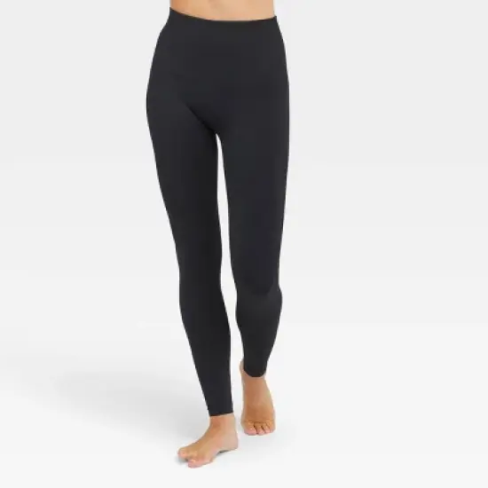 ASSETS by SPANX Women's Seamless Leggings - Black image {5}