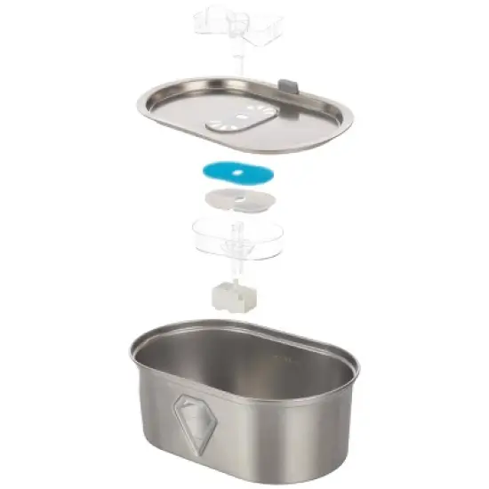 PETMAKER 3.5L Stainless Steel Cat Water Fountain image {7}