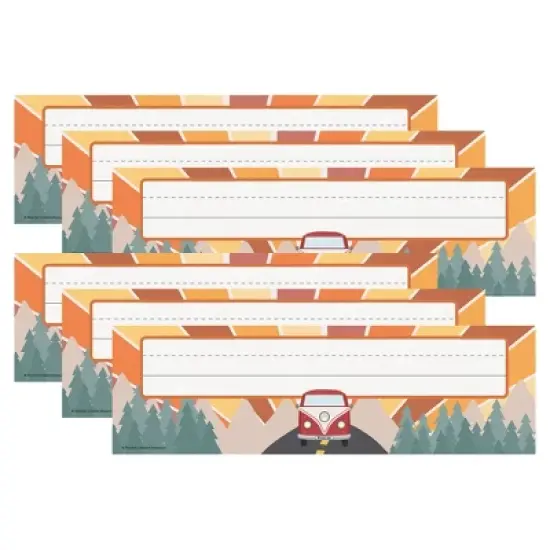 Teacher Created Resources&reg; Moving Mountains Road Trip Flat Name Plates, 36 Per Pack, 6 Packs image {4}