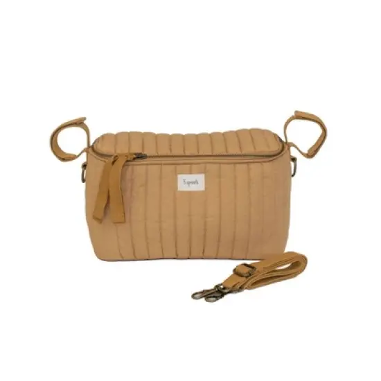 3 Sprouts Universal Quilted Stroller Organizer Caddy - Mustard image {4}
