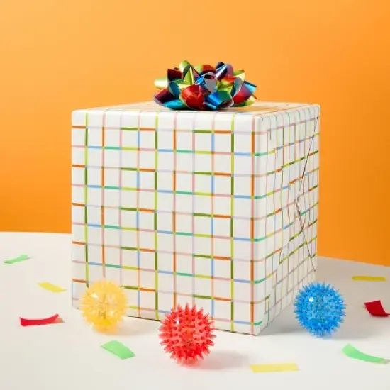 Jumbo Bow Rainbow Ombre Print - Spritz&trade; image {1}