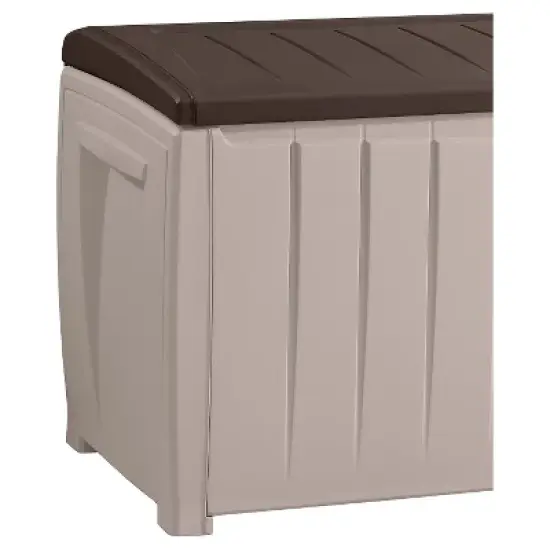 Novel 90 Gallon Outdoor Storage Box - Beige/Brown - Keter image {3}