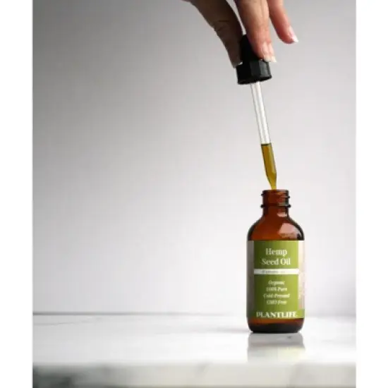 Plantlife Hemp Seed Carrier Oil - Cold Pressed, Non-GMO, and Gluten-Free Carrier Oil for Skin, Hair, and Personal Care image {3}