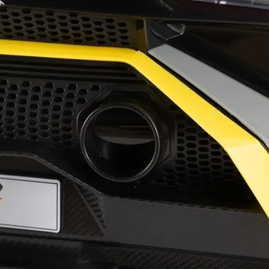 Sandinrayli 24V Kids Ride on Car Licensed Lamborghini STO Electric Car, Gray image {8}