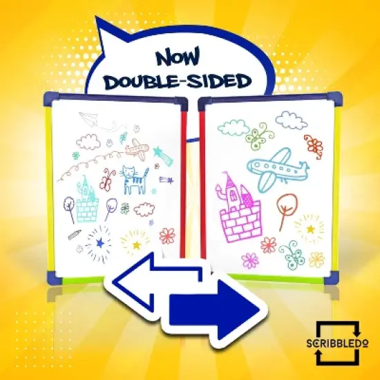 SCRIBBLEDO Magnetic Dry Erase Board 9"x12" Whiteboard 10-Pack with Erasers Small Portable Classroom & Office White Boards image {5}