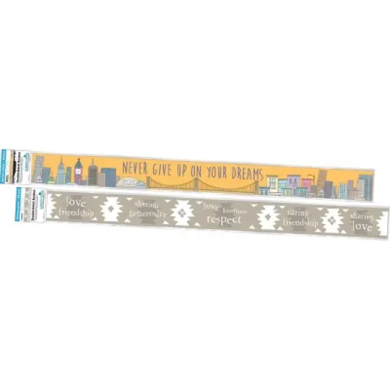 2pk City Skyline Double-Sided Classroom Borders - Barker Creek image {3}