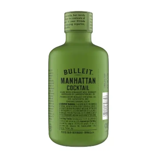 Bulleit Bourbon Manhattan Ready To Drink - 375ml Bottle image {9}