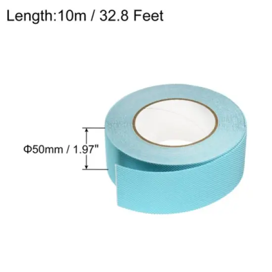 Unique Bargains Anti Slip Grip Tapes Non-Slip Traction Tapes for Stairs Blue 2" x 32.8 Ft image {1}