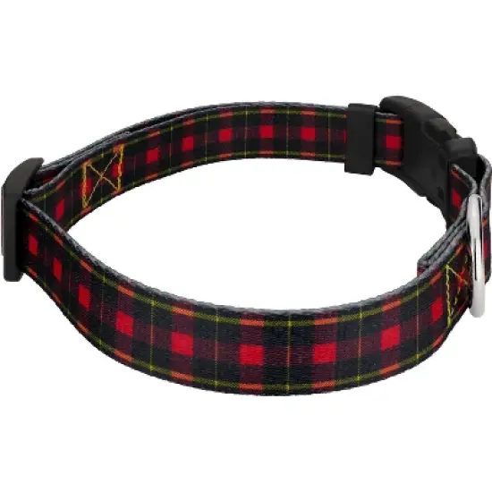 Country Brook Petz Deluxe Buffalo Plaid Dog Collar and Leash image {2}