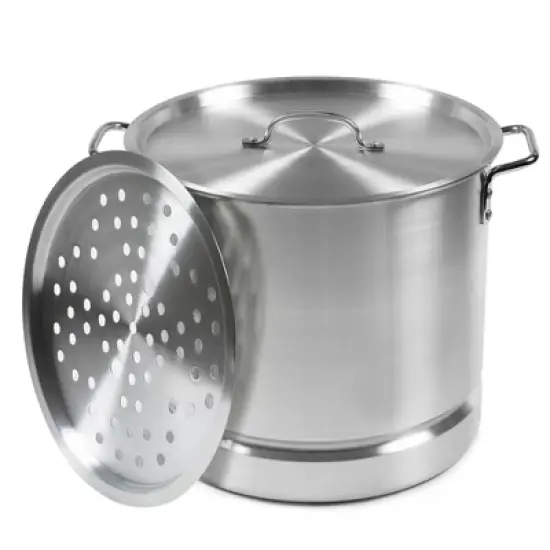 IMUSA Steamer Set Containing a 28qt and 10qt Steamer image {2}