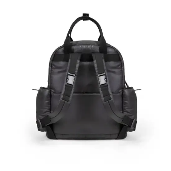 7am Enfant Diaper Bag Backpack with Portable Changing Pad - Water Resistant Shell - Black image {8}