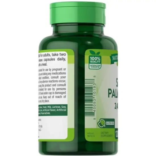 Nature's Truth Saw Palmetto Extract 2400mg | 120 Capsules image {3}