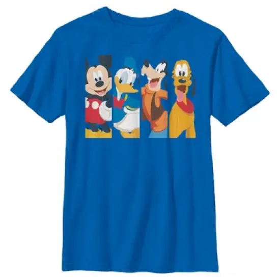 Boy's Disney Mickey Mouse Best Friend Panels T-Shirt image {5}