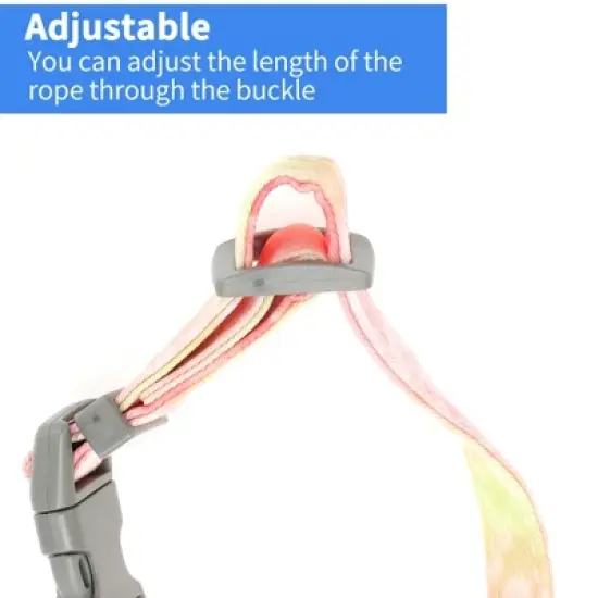 Unique Bargains Lightweight Cat Harness and Leash Set for Large and Small Cat Travel Walking Small Orange image {3}