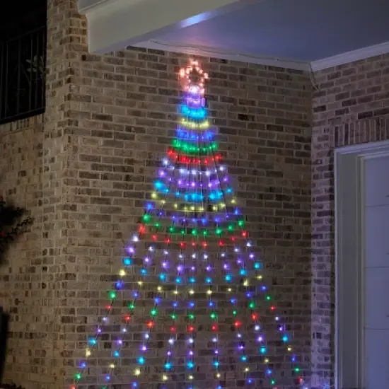 Christmas Vivvi App Based Outdoor Waterfall Lights, 11.8 Ft 344 LEDs image {4}