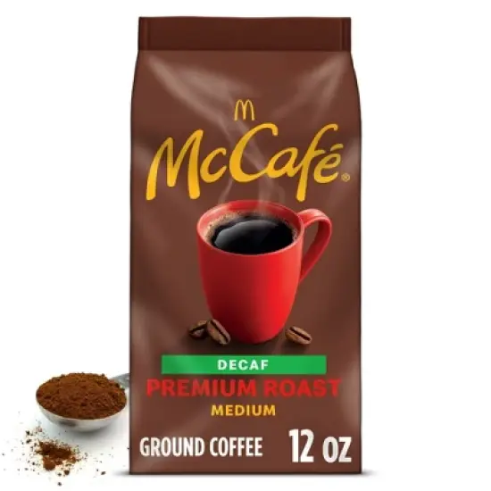 McCafe Premium Roast Decaf, Medium Roast, Ground Coffee, 12 oz, Pack of 2 image {3}
