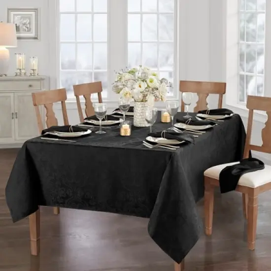 Elrene Caiden Elegance Damask Water & Stain Resistant Tablecloth - Elrene Home Fashions image {1}