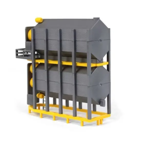 Standi Toys 1/64 Yellow Plastic 2 High Stationary Grain Dryer ST53 image {1}