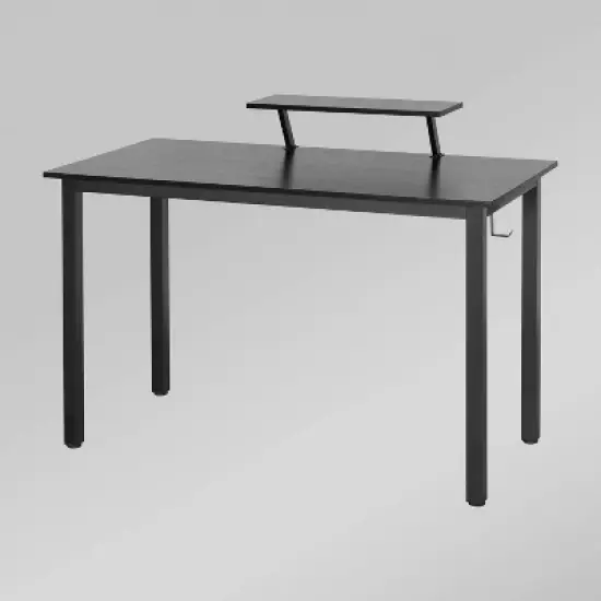 Computer Desk with Stand Black -Techni Mobili image {9}